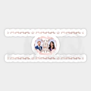 Harry and Meghan #royalwedding celebration Sticker